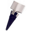 Nickel Plated Rectangle Wine Stopper